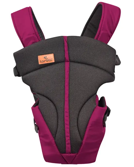 Сумка-кенгуру Lorelli Journey Dark Red Cyclamen&Black